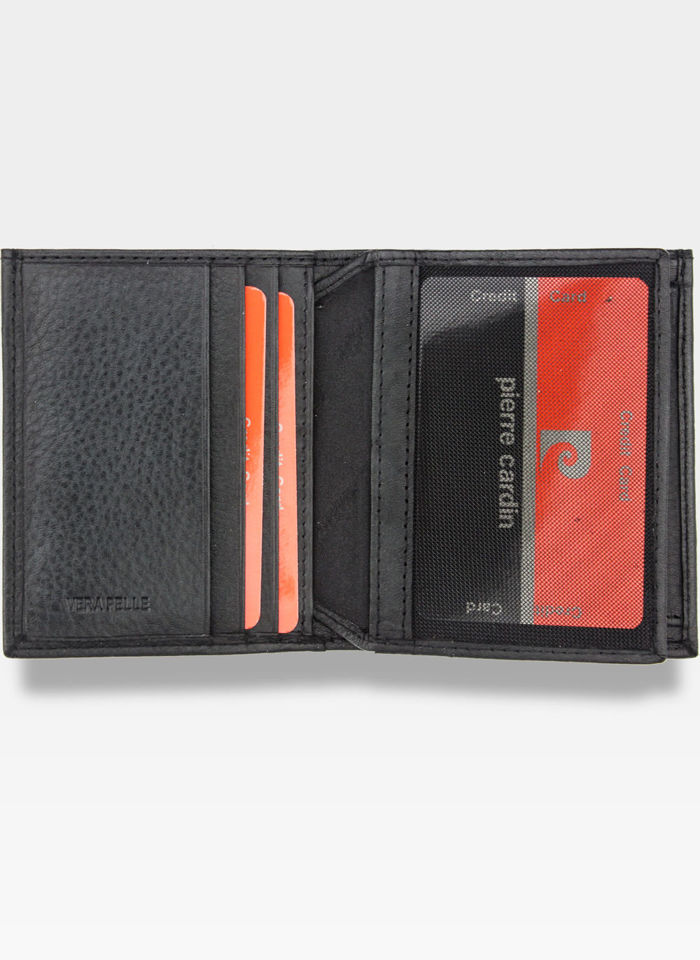 Luxusní pánská kožená peněženka Pierre Cardin TILAK39 1812 Černá