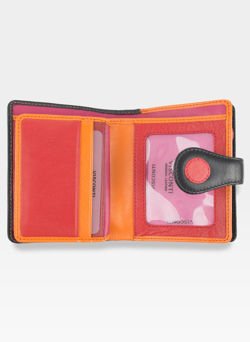 Visconti Dámská tečkovaná peněženka P3 Červená Multi
